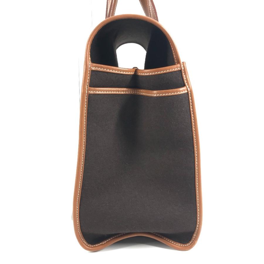 HERMES エルメス カメイル ストライプ ロゴ カバン トートバッグ   ハンドバッグ ブラウン ユニセックス【中古】 | HERMES | 02