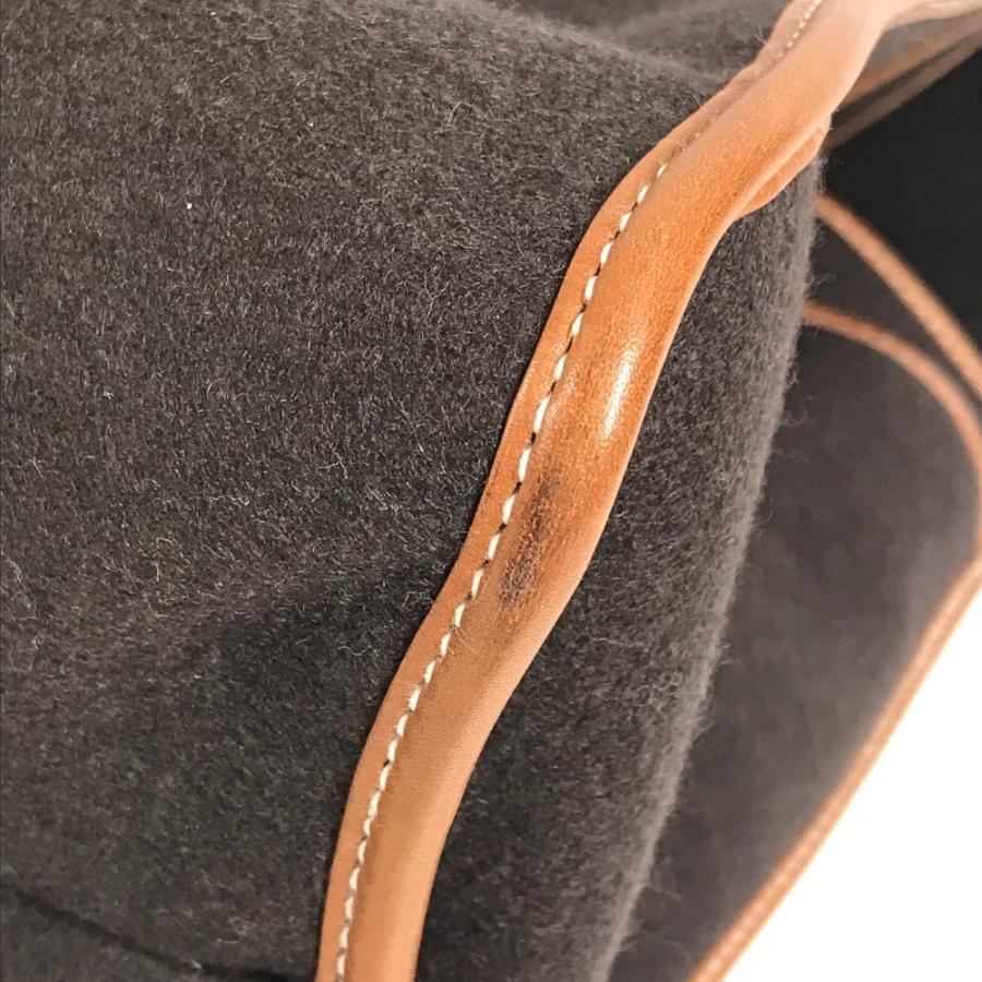 HERMES エルメス カメイル ストライプ ロゴ カバン トートバッグ   ハンドバッグ ブラウン ユニセックス【中古】 | HERMES | 05