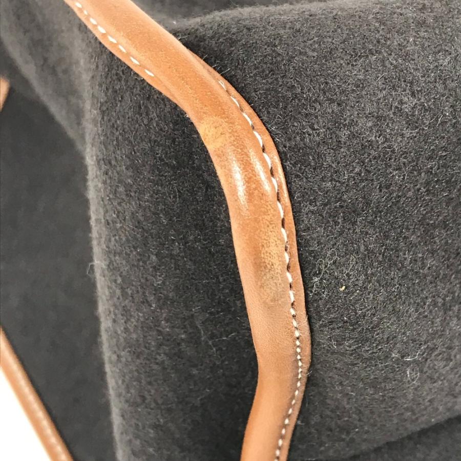 HERMES エルメス カメイル ストライプ ロゴ カバン トートバッグ   ハンドバッグ ブラウン ユニセックス【中古】 | HERMES | 06