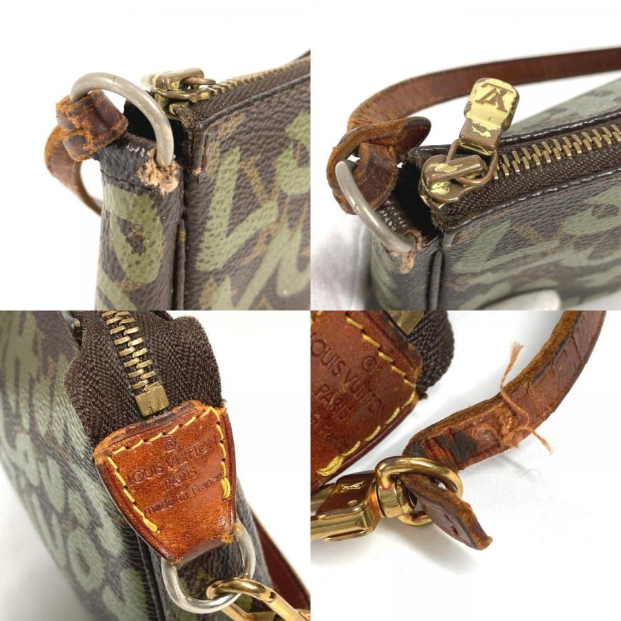 LOUIS VUITTON ルイヴィトン M92191 ポシェット・アクセソワール アクセサリーポーチ モノグラムグラフィティ ショルダーバッグ 【中古】