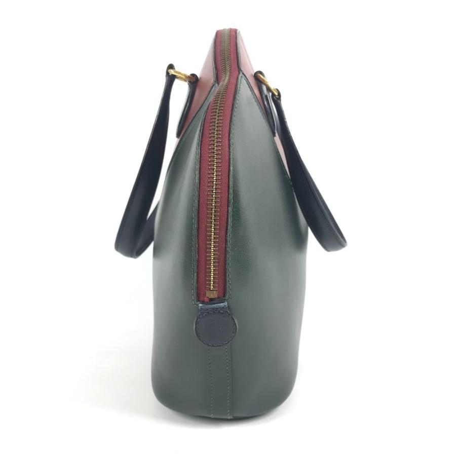 HERMES エルメス イルドヴォ― カバン トートバッグ トリコロールカラー ヴィンテージ ハンドバッグ ネイビー レディース【中古】 | HERMES | 02