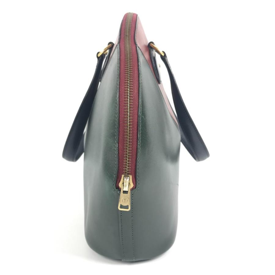 HERMES エルメス イルドヴォ― カバン トートバッグ トリコロールカラー ヴィンテージ ハンドバッグ ネイビー レディース【中古】 | HERMES | 03