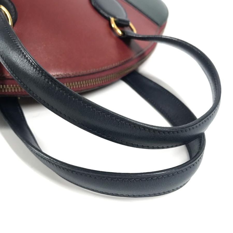 HERMES エルメス イルドヴォ― カバン トートバッグ トリコロールカラー ヴィンテージ ハンドバッグ ネイビー レディース【中古】 | HERMES | 07