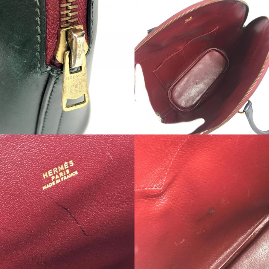 HERMES エルメス イルドヴォ― カバン トートバッグ トリコロールカラー ヴィンテージ ハンドバッグ ネイビー レディース【中古】 | HERMES | 08