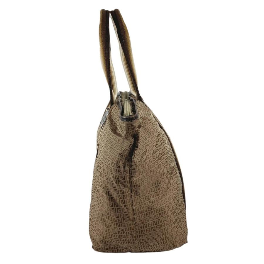 FENDI フェンディ 7VA240 ロゴ ズッキーノ カバン トートバッグ 肩掛け ハンドバッグ ポーチ付き ショルダーバッグ ベージュ 【中古】 | FENDI | 03