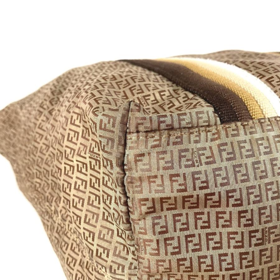 FENDI フェンディ 7VA240 ロゴ ズッキーノ カバン トートバッグ 肩掛け ハンドバッグ ポーチ付き ショルダーバッグ ベージュ 【中古】 | FENDI | 06