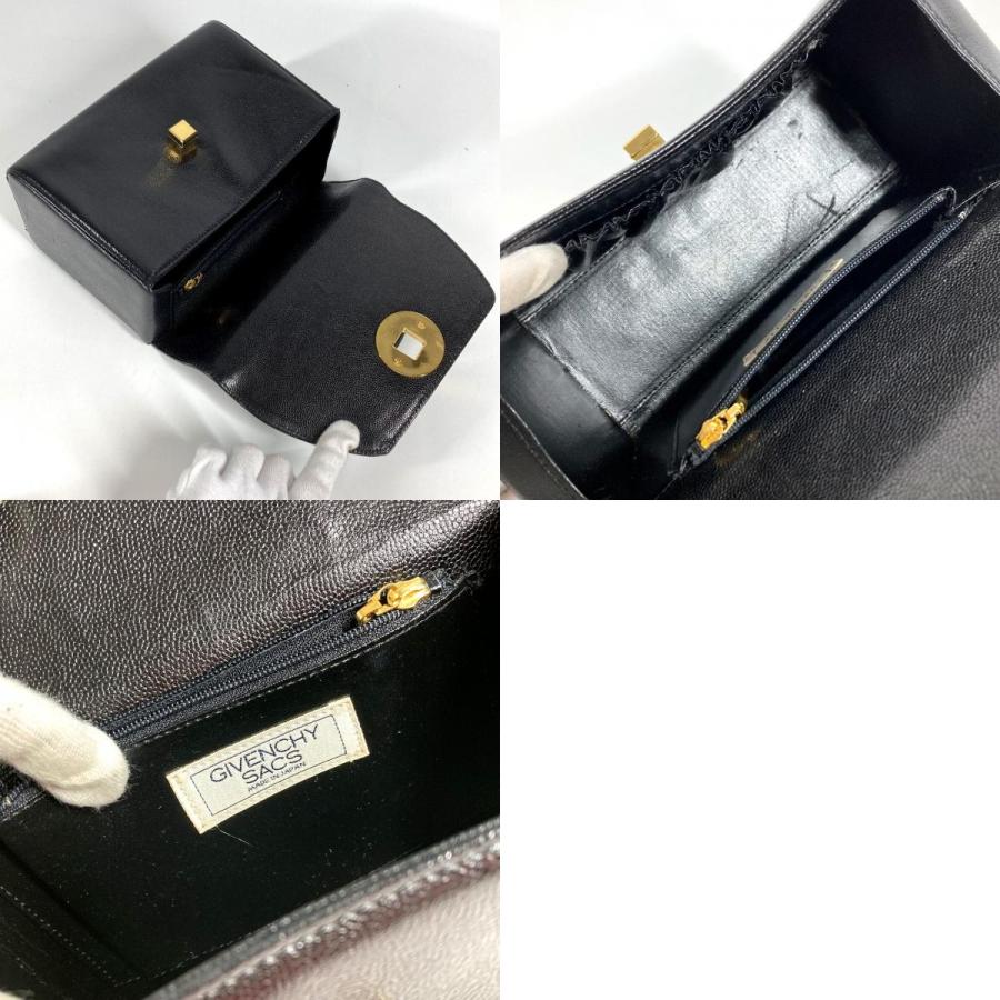 GIVENCHY ジバンシィ ロゴ ターンロック バニティバッグ カバン