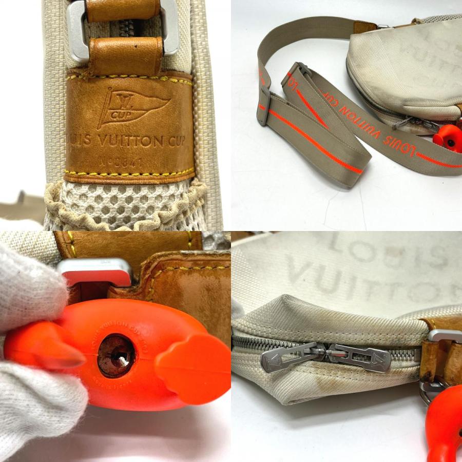 LOUIS VUITTON ルイヴィトン M80637 ウェザリー ダミエジェアン ルイヴィトンカップ ショルダーバッグ ホワイト ユニセックス【中古】 | LOUIS VUITTON | 07