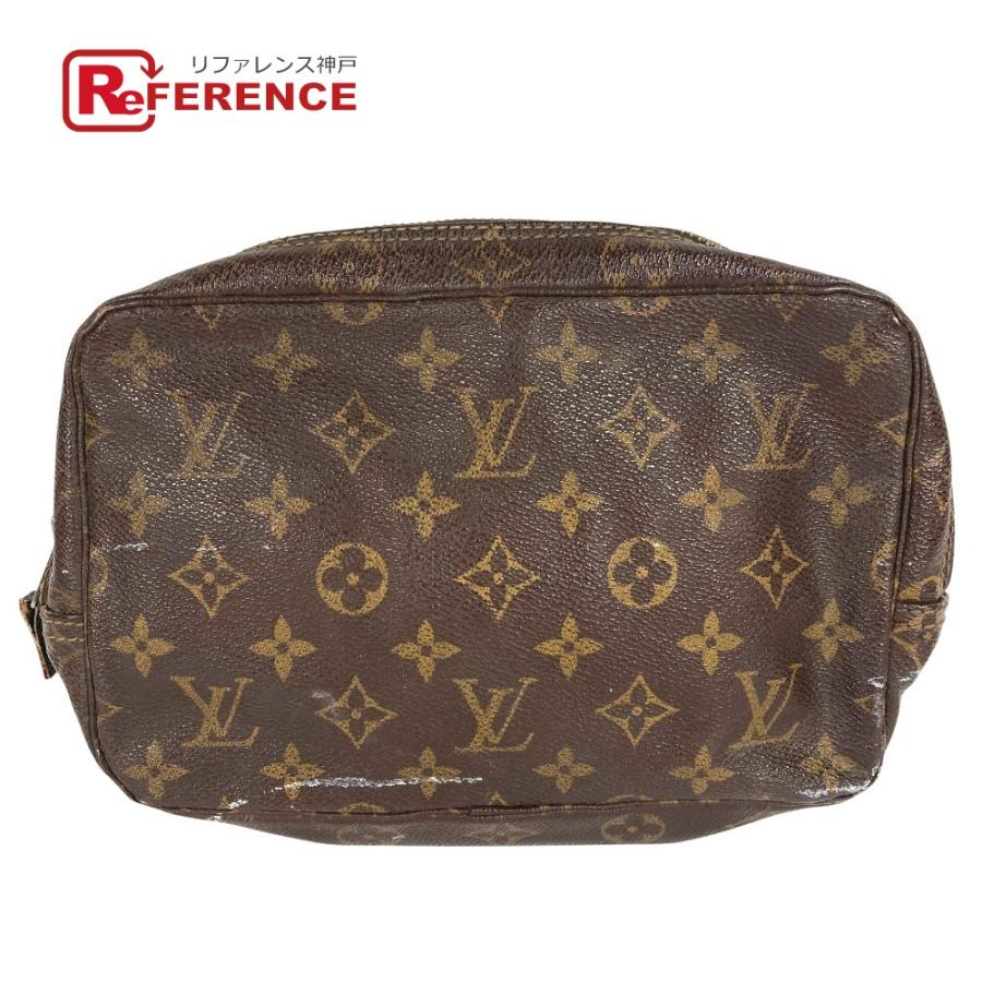 LOUIS VUITTON ルイヴィトン M47524 トゥルーストワレット23 メイクポーチ クラッチバッグ セカンドバッグ モノグラム 化粧ポーチ【中古】 | LOUIS VUITTON