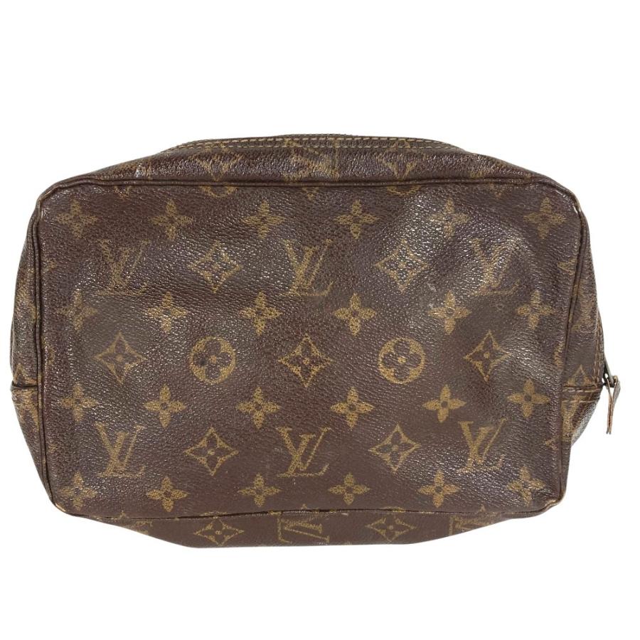 LOUIS VUITTON ルイヴィトン M47524 トゥルーストワレット23 メイクポーチ クラッチバッグ セカンドバッグ モノグラム 化粧ポーチ【中古】 | LOUIS VUITTON | 01