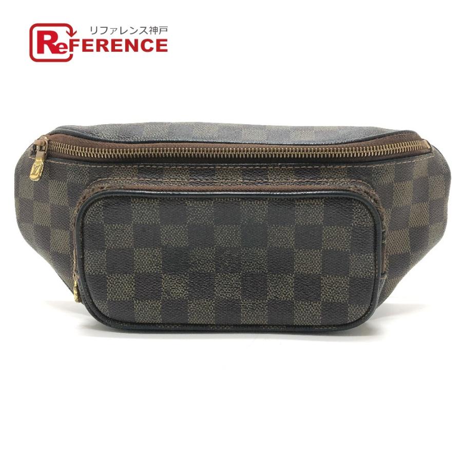 LOUIS VUITTON ルイヴィトン N51172 バムバッグ メルヴィール ボディバッグ ウエストポーチ ダミエ エベヌ ブラウン ユニセックス【中古】 | LOUIS VUITTON