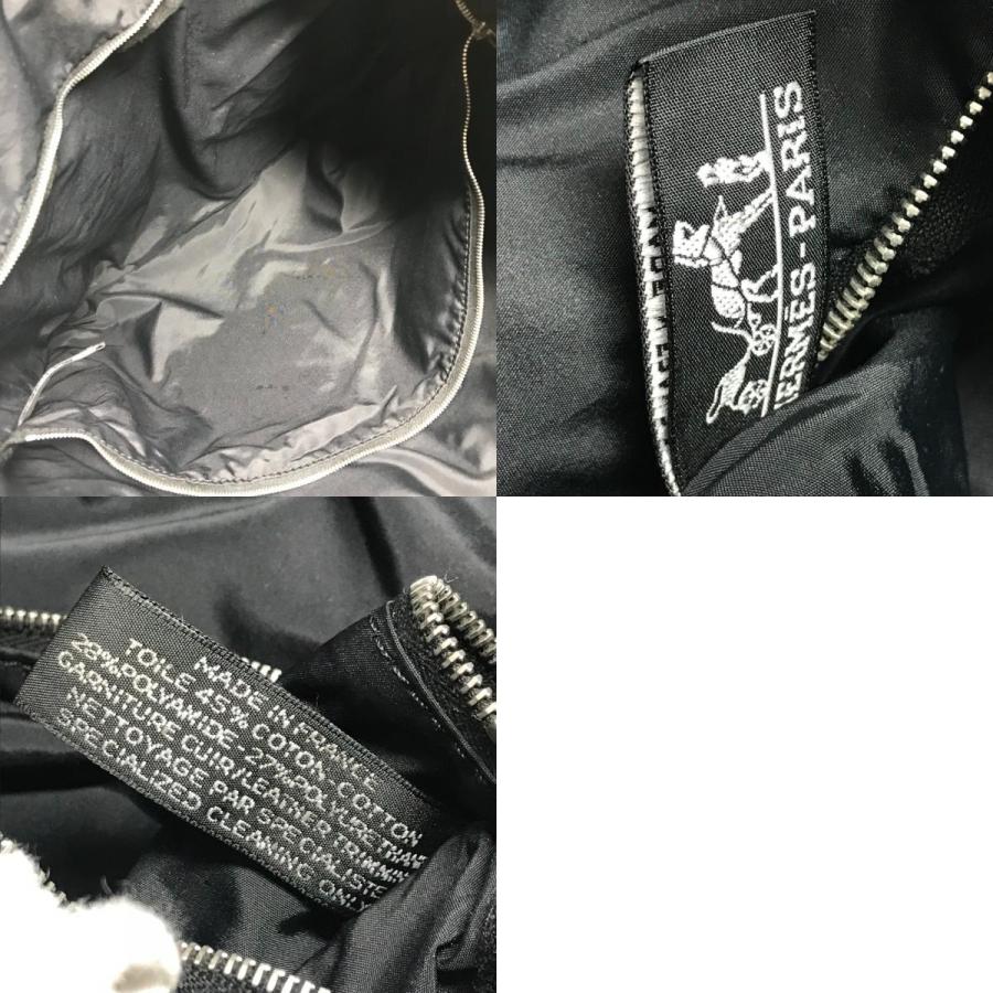 HERMES エルメス アカプルコ カバス MM アカプルコカバスMM 縦型 ショルダーバッグ カバン トートバッグ ブラック 【中古】 | HERMES | 09