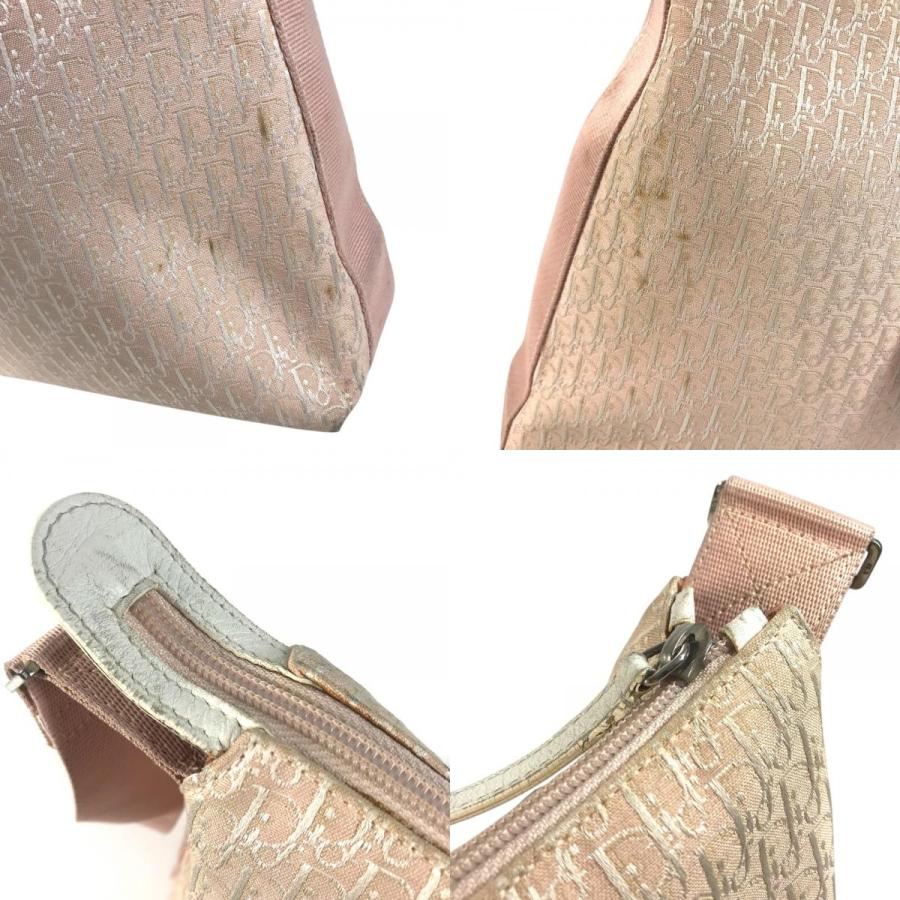Dior ディオール トロッター ロゴ カバン 斜め掛け ショルダーバッグ ピンク ユニセックス【中古】 |  | 07