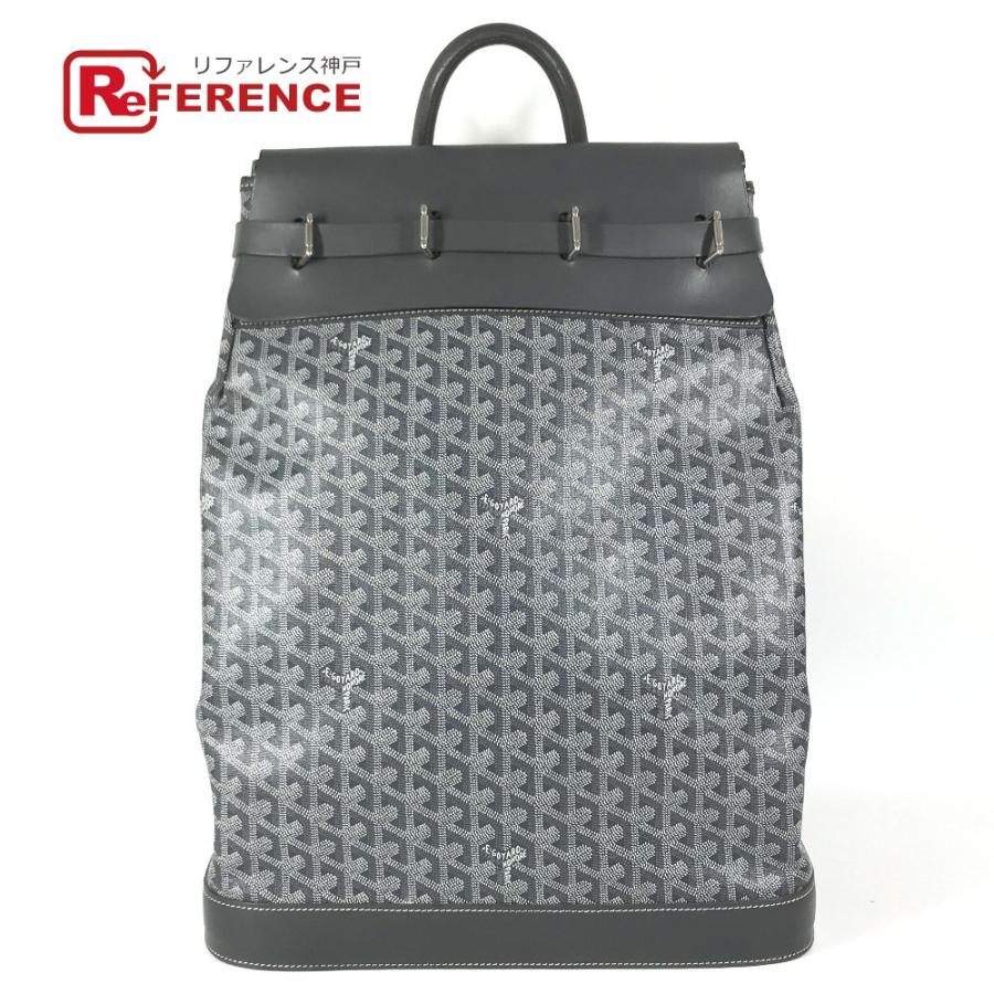GOYARD ゴヤール スティーマー カバン トートバッグ ハンドバッグ 旅行バッグ トラベルバッグ ボストンバッグ グレー ユニセックス【中古】 | GOYARD