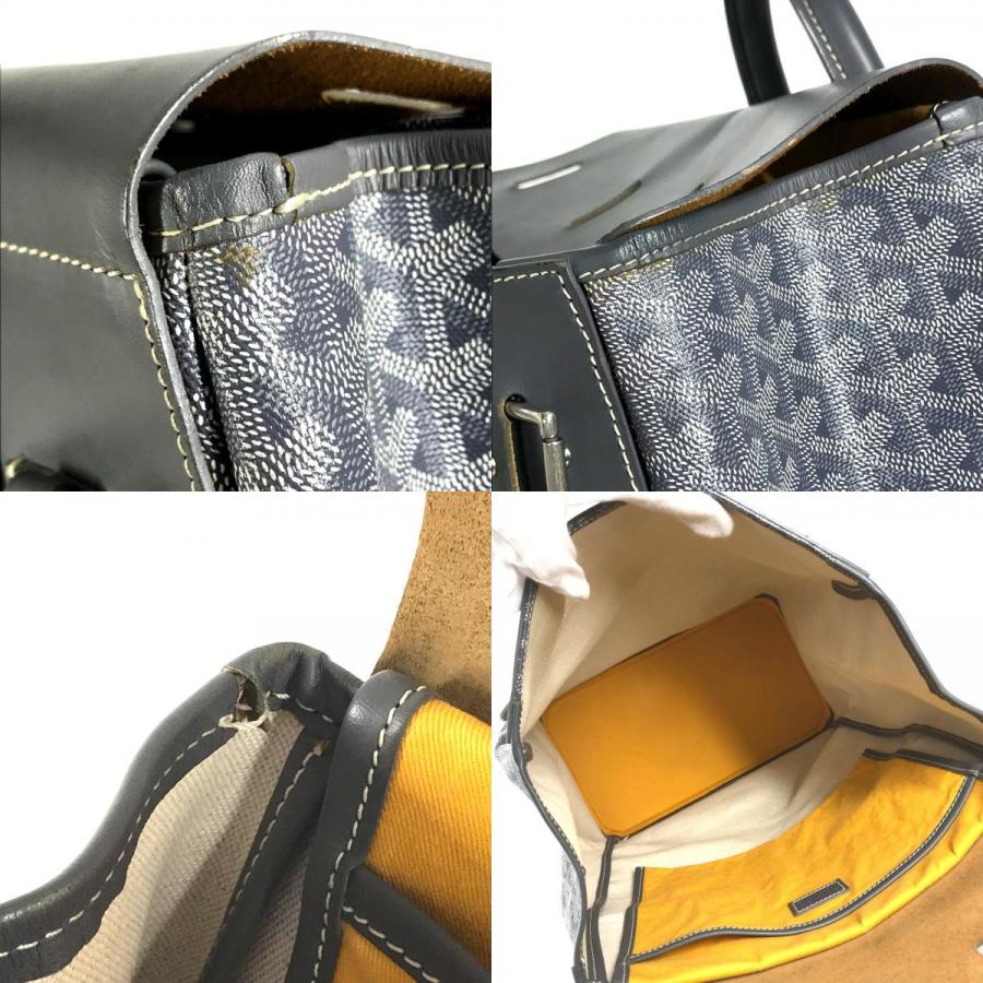 GOYARD ゴヤール スティーマー カバン トートバッグ ハンドバッグ 旅行バッグ トラベルバッグ ボストンバッグ グレー ユニセックス【中古】 | GOYARD | 08