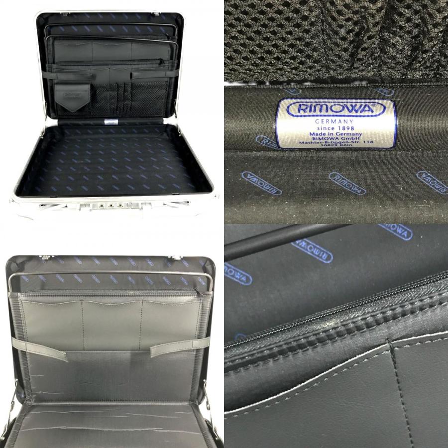 RIMOWA リモワ アタッシュケース トパーズ ブリーフケース ハンドバッグ トランク ビジネスバッグ ハンドバッグ シルバー【中古】 | RIMOWA | 08