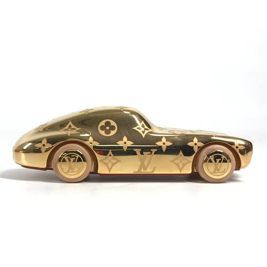 LOUIS VUITTON ルイヴィトン R97981  VOGUEZ VOLEZ VOYAGEZ  ペーパーウェイト 非売品 車 カー CAR モノグラム オブジェ ゴールド【中古】 | LOUIS VUITTON | 02