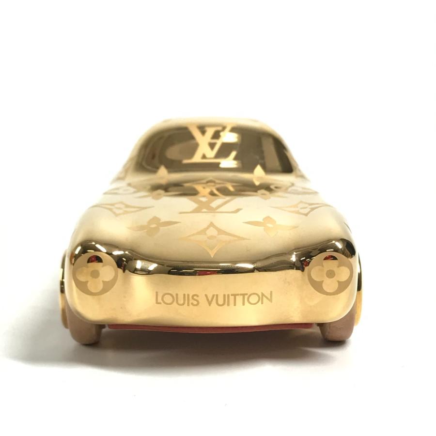 LOUIS VUITTON ルイヴィトン R97981  VOGUEZ VOLEZ VOYAGEZ  ペーパーウェイト 非売品 車 カー CAR モノグラム オブジェ ゴールド【中古】 | LOUIS VUITTON | 03