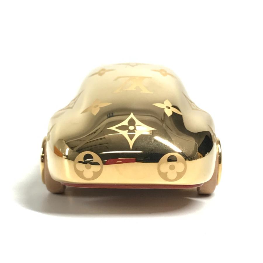 LOUIS VUITTON ルイヴィトン R97981  VOGUEZ VOLEZ VOYAGEZ  ペーパーウェイト 非売品 車 カー CAR モノグラム オブジェ ゴールド【中古】 | LOUIS VUITTON | 04