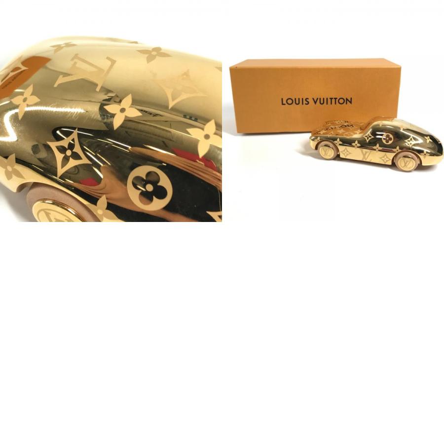 LOUIS VUITTON ルイヴィトン R97981  VOGUEZ VOLEZ VOYAGEZ  ペーパーウェイト 非売品 車 カー CAR モノグラム オブジェ ゴールド【中古】 | LOUIS VUITTON | 09