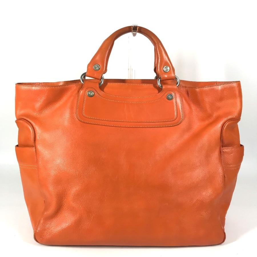 CELINE セリーヌ ブギーバッグ 大 カバン ショルダーバッグ ハンドバッグ 肩掛け トートバッグ オレンジ ユニセックス【中古】 | CELINE | 01