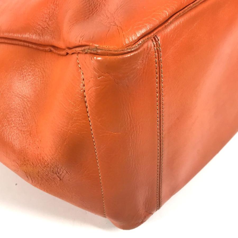 CELINE セリーヌ ブギーバッグ 大 カバン ショルダーバッグ ハンドバッグ 肩掛け トートバッグ オレンジ ユニセックス【中古】 | CELINE | 06