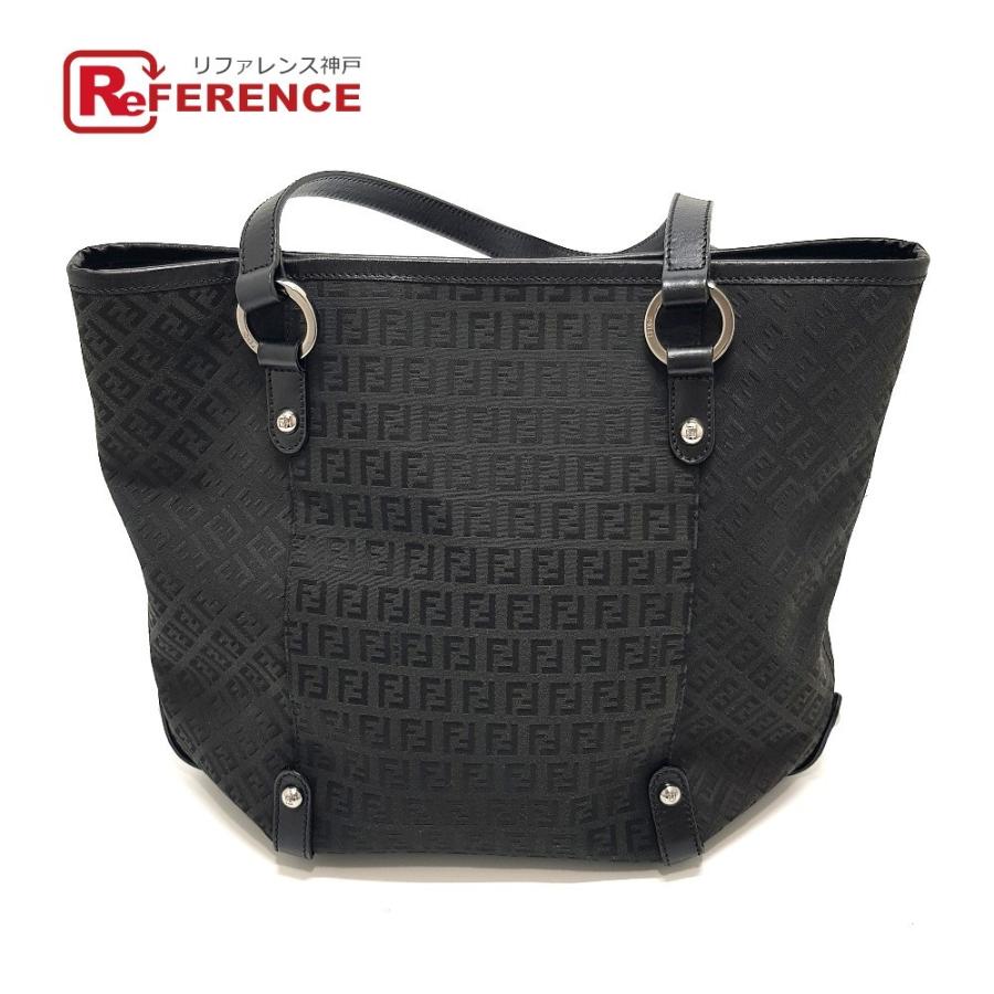 FENDI フェンディ 8BH197 FFロゴ ズッキーノ ズッカ柄 肩掛けトート