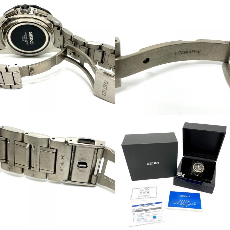 SEIKO セイコー  8B54-OBGO/SAGA186 ブライツ ソーラー クォーツ 腕時計 チタン  メンズ | SEIKO | 09