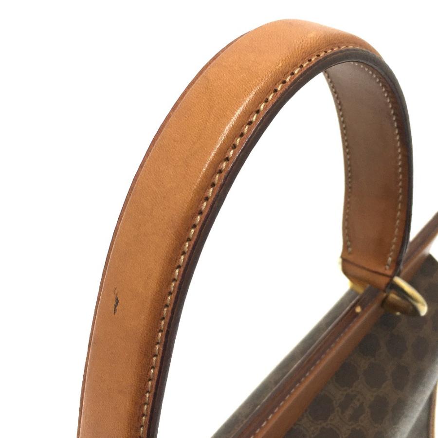 CELINE セリーヌ マカダム ワンハンドル 2WAY ハンドバッグ ショルダーバッグ PVCレザー レディース ブラウン | CELINE | 05