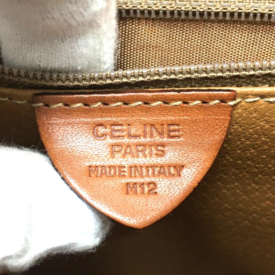 CELINE セリーヌ マカダム ワンハンドル 2WAY ハンドバッグ ショルダーバッグ PVCレザー レディース ブラウン | CELINE | 08