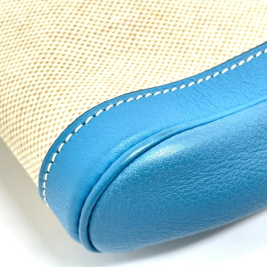 HERMES エルメス エクイ ポーチ セカンドバッグ クラッチバッグ バッグトワルアッシュ/トリヨンクレマンス ブルー | HERMES | 08