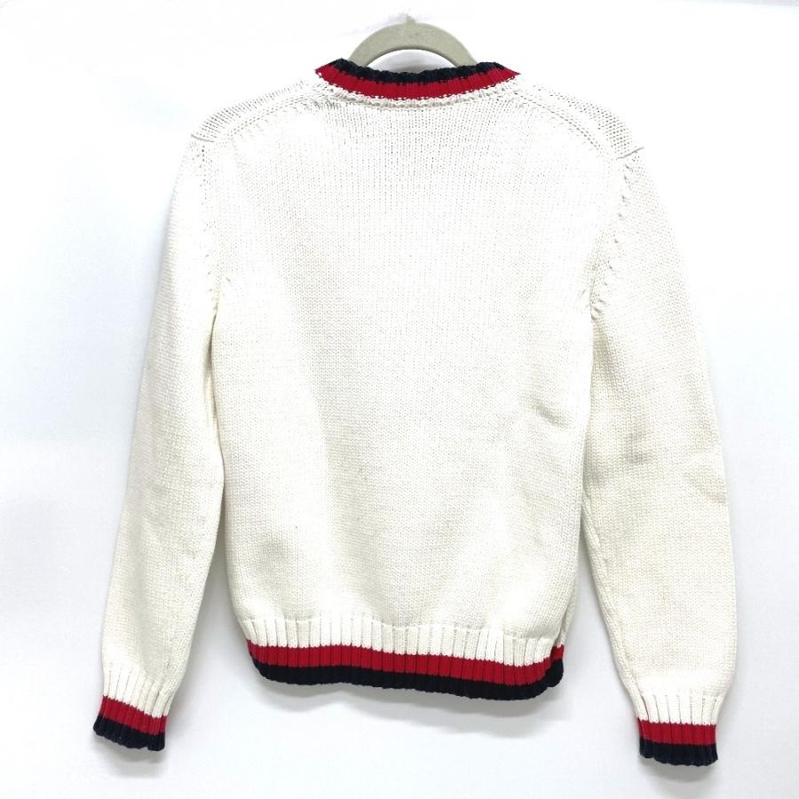 フェンディ FAE137 ロゴ プルオーバーニット ニット 長袖 ホワイト FENDI（フェンディ） FAE137 ロゴ プルオーバーニット フィラ セーター