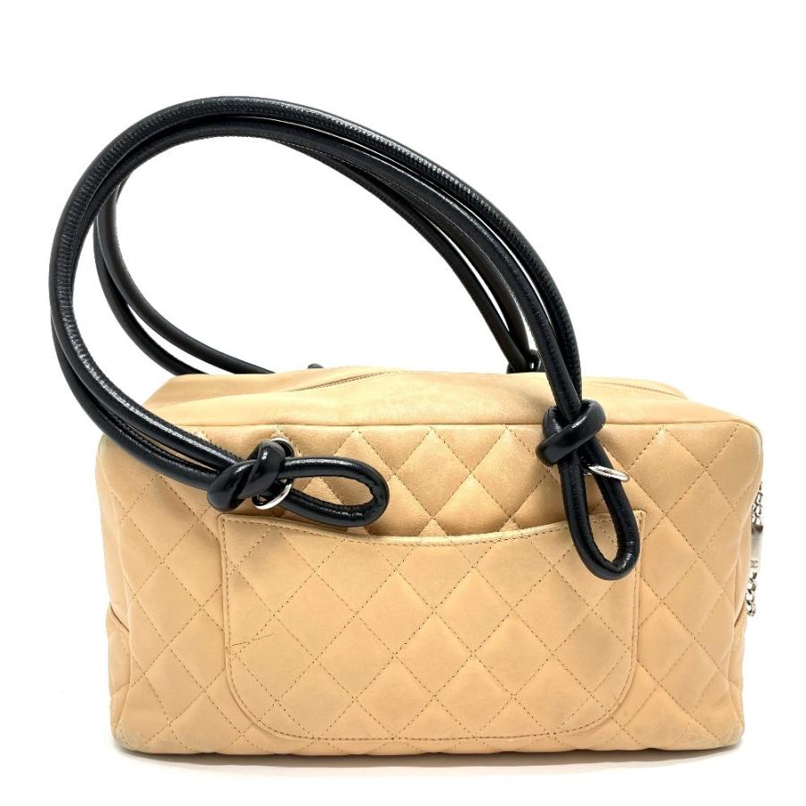 CHANELマトラッセカンボン確認ページ CHANEL - シャネル カンボンライン マトラッセ ハンドバッグ トート