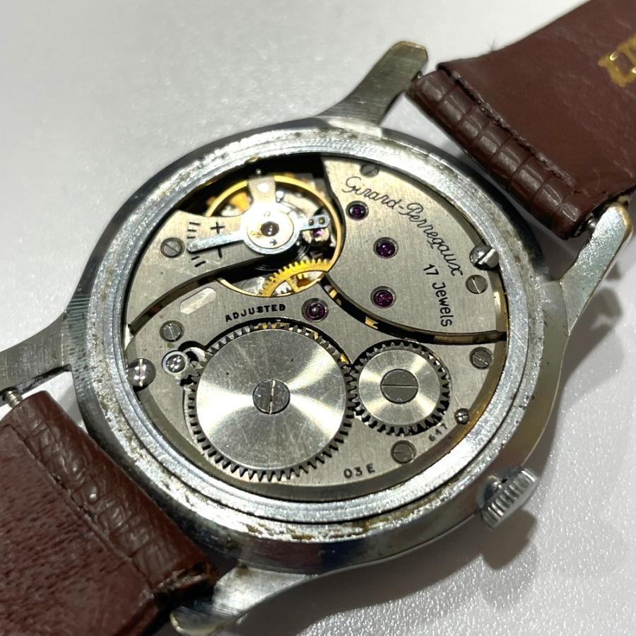 ジラールペルゴ　自動巻き　ドレスウォッチ　スモセコ ジラール・ペルゴ GIRARD-PERREGAUX スモセコ アンティーク 手