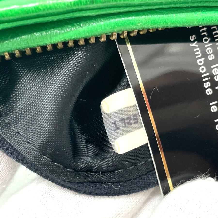 CHANEL シャネル CC ココマーク マトラッセ タッセル フリンジ ショルダーバッグ ラムスキン グリーン レディース【中古】 | CHANEL | 12