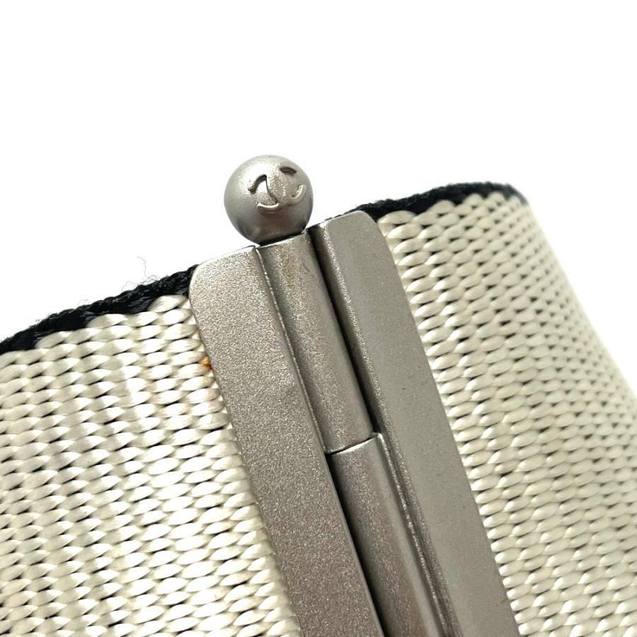 CHANEL シャネル ロゴ 99S ヴィンテージ ブレスレット ナイロン レディース シルバー系×ブルー | CHANEL | 02