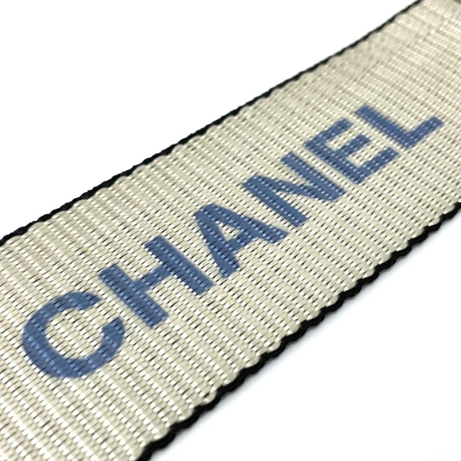 CHANEL シャネル ロゴ 99S ヴィンテージ ブレスレット ナイロン レディース シルバー系×ブルー | CHANEL | 05