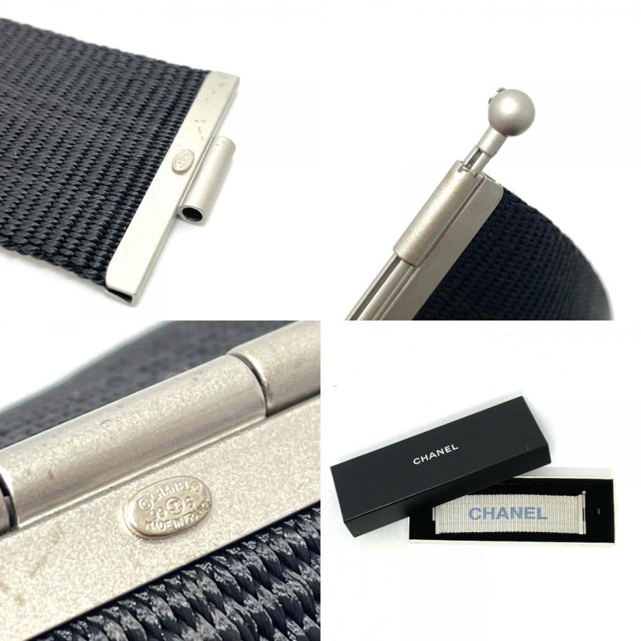 CHANEL シャネル ロゴ 99S ヴィンテージ ブレスレット ナイロン レディース シルバー系×ブルー | CHANEL | 09