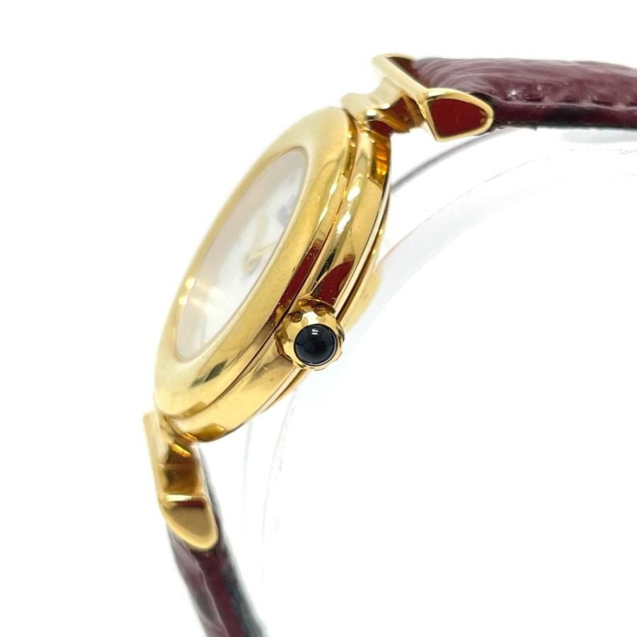 FENDI フェンディ 320L FFロゴ クオーツ レディース腕時計 GP/レザー