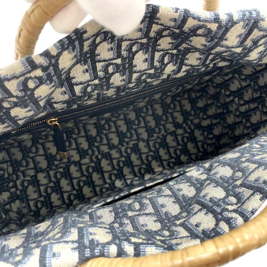 新品同様 Dior ディオール オブリーク トロッター かごバッグ