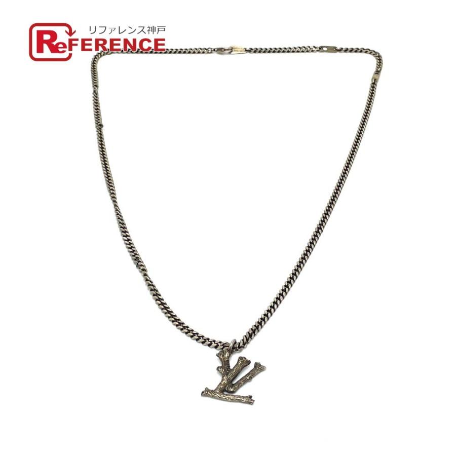 Louis Vuitton ルイヴィトン Mp2818 アクセサリー Lv ウッド ネックレス シルバー メンズ 中古 S 29 リファレンス コレクション 通販 Yahoo ショッピング