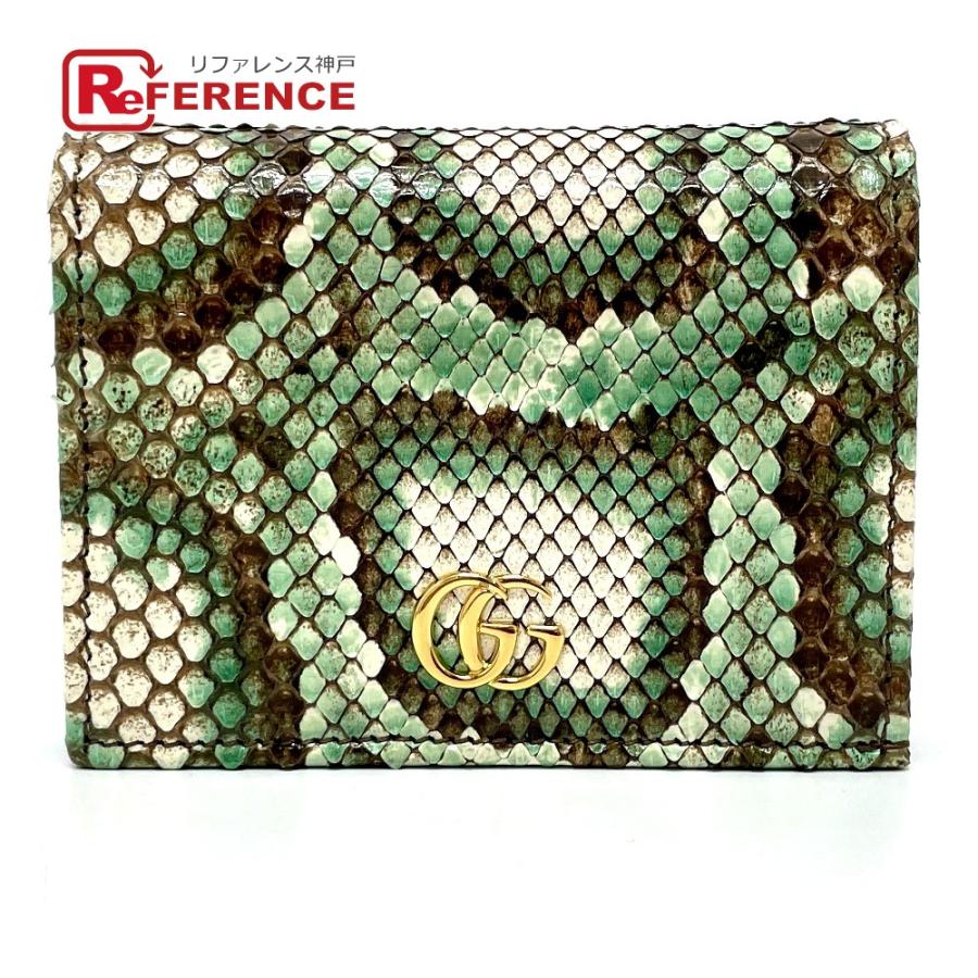独創的 GUCCI パイソン ミニ財布 折り財布 - www.ionenergy.co