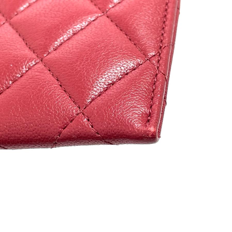 CHANEL シャネル A70651 ココマーク マトラッセ フラット ポーチ 長