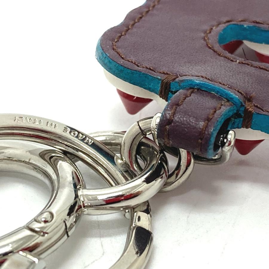 FENDI フェンディ 12473513 スタッズ USB付 カバン キーリング チャーム ロゴ キーホルダー マルチカラー レディース【中古】 | FENDI | 07