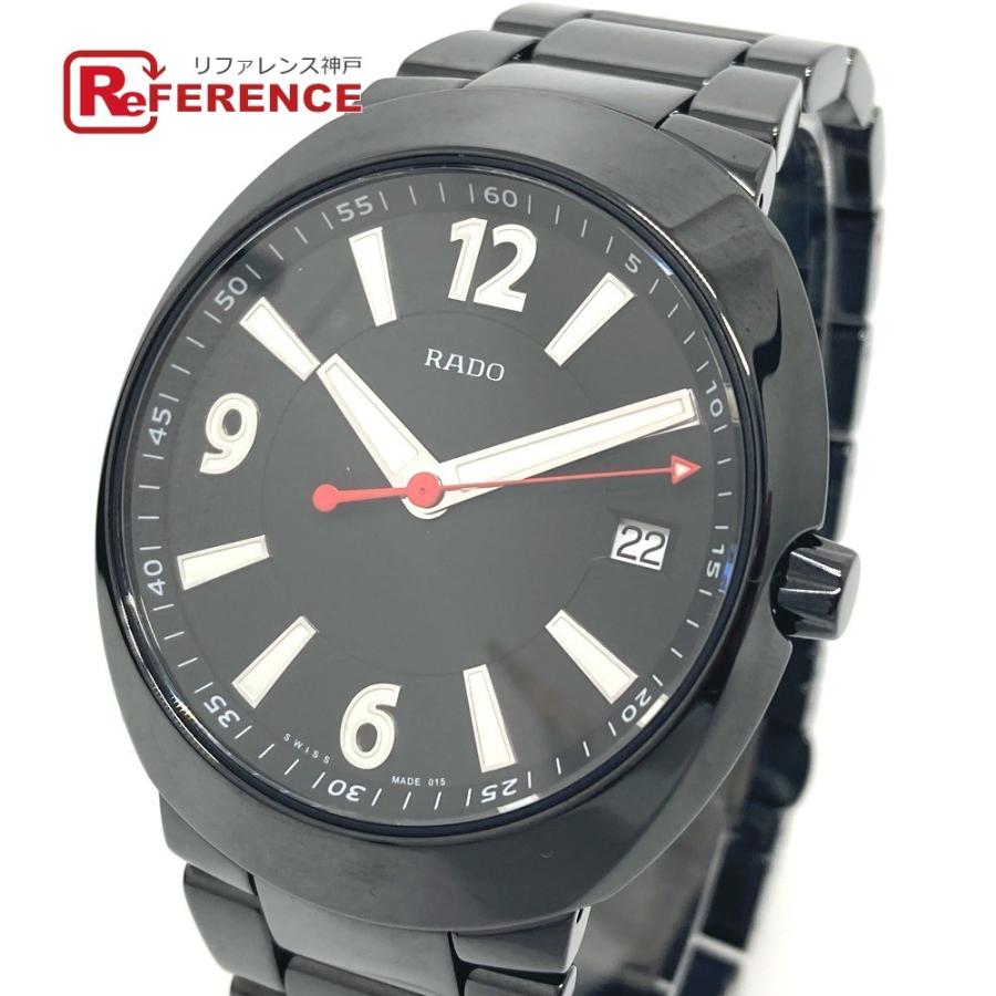 Rado ラドー R デイト クォーツ 腕時計 チタン ブラック メンズ 中古 S 2304 11 リファレンス コレクション 通販 Yahoo ショッピング