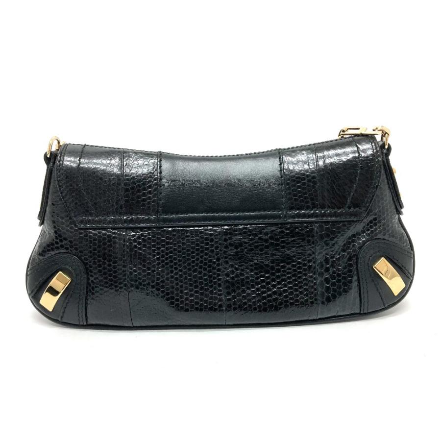 DOLCE&GABBANA ドルチェアンドガッバーナ 星座 モチーフ Capricorn ハンドバッグ ショルダーバッグ レザー ブラック レディース【中古】 |  | 02