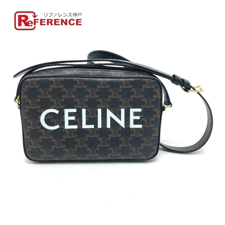 CELINE セリーヌ 194502CIM トリオンフ ロゴ ミディアム