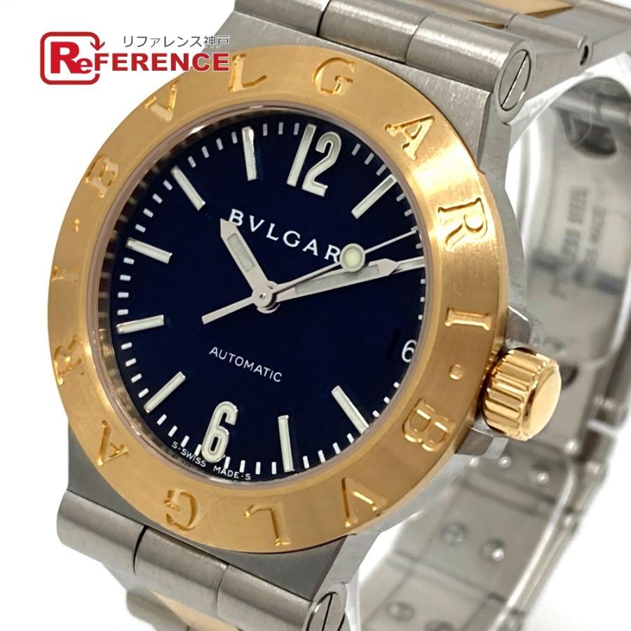 BVLGARI ブルガリ LCV29SG ディアゴノ 自動巻き デイト 腕時計 SS/K18YG シルバー×ゴールド レディース【中古】 | BVLGARI