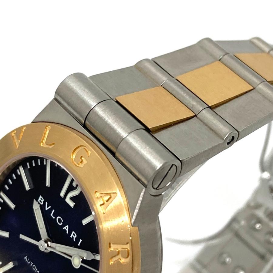 BVLGARI ブルガリ LCV29SG ディアゴノ 自動巻き デイト 腕時計 SS/K18YG シルバー×ゴールド レディース【中古】 | BVLGARI | 02