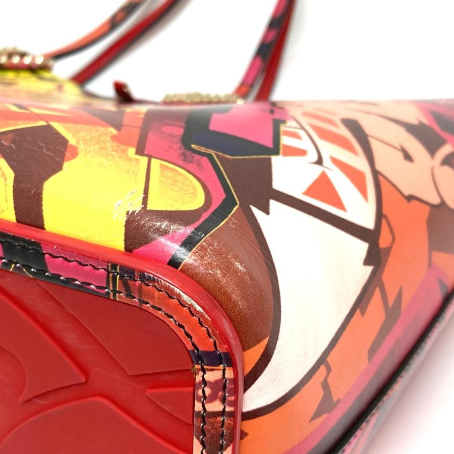 Christian Louboutin クリスチャンルブタン スパイクスタッズ カバタ ショルダーバッグ トートバッグ マルチカラー ユニセックス【中古】 | Christian Louboutin | 07